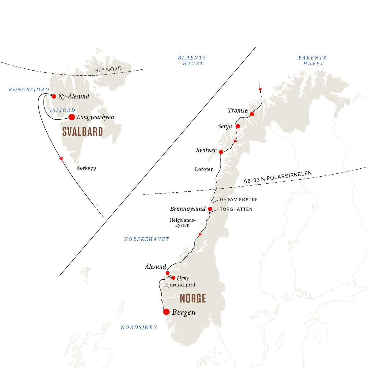 Svalbard-ekspressen  sørgående