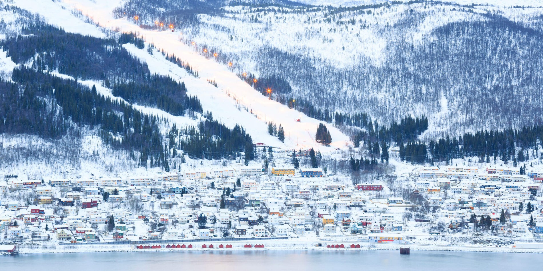 Vinterutsikt i Narvik