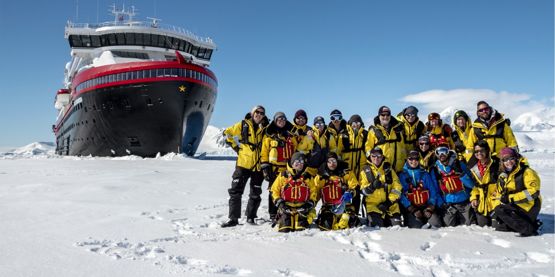 Landing med MS Roald Amundsens ekspedisjonsteam i Antarktis